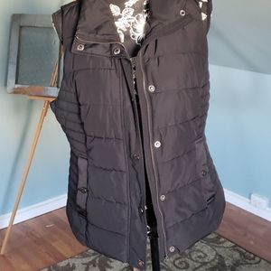 Maurices Black Puffer Vest
